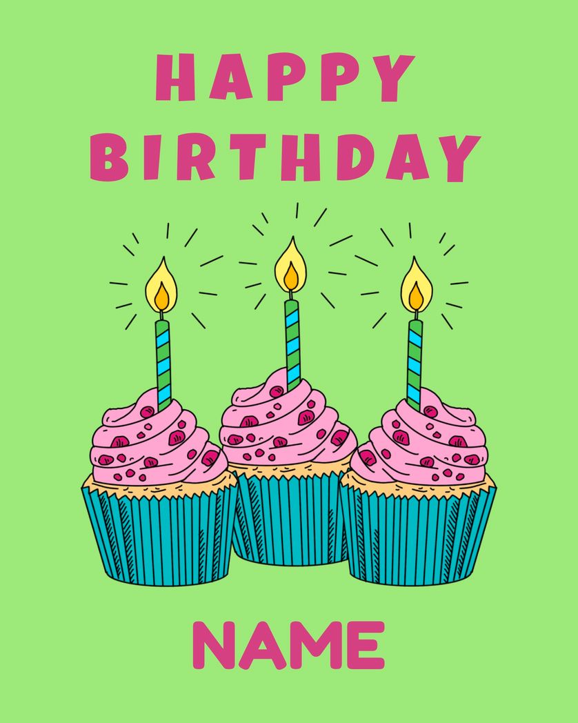 Card design "customisable happy birthday cake"