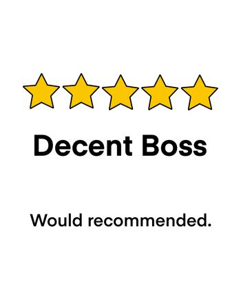 Use decent boss would recommend 