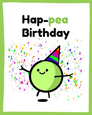 Use hap-pea birthday