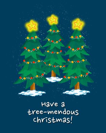 Use have a tree-mendous christmas