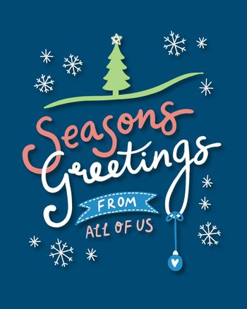 Use season's greetings from all of us