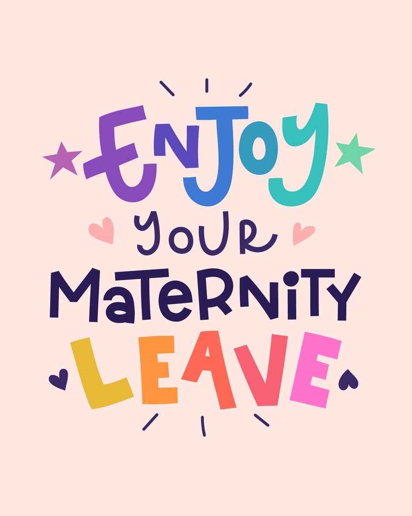 group-cards-enjoy-your-maternity-leave