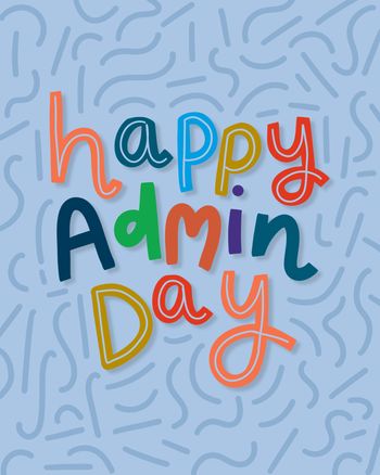 Use happy admin day