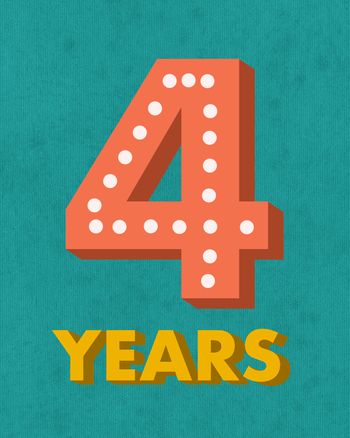 Use 4 years work anniversary
