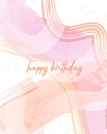 Use Elegant happy birthday card