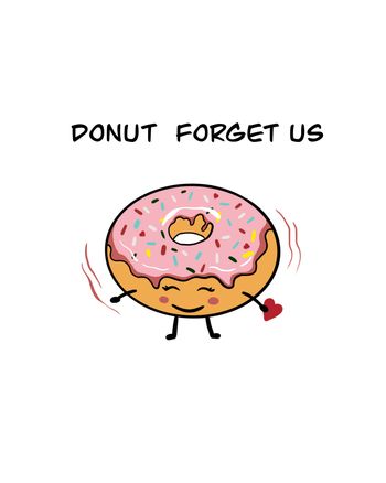 Use Donut forget us leaving card