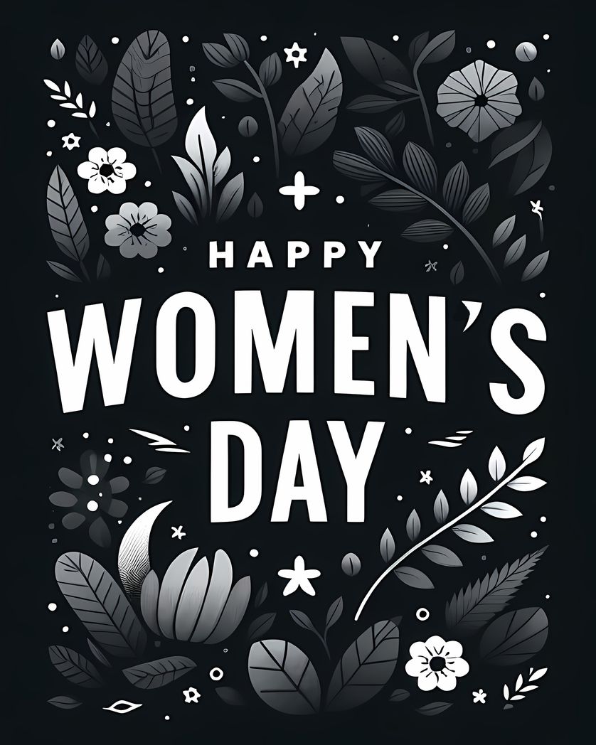 Card design "Happy womens day greeting card"