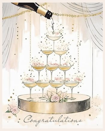Use Champagne Tower - Wedding