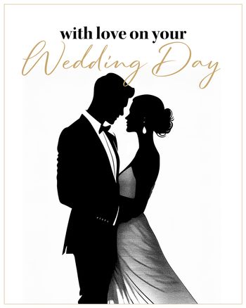 Use Bride and Groom - Silhouette Wedding