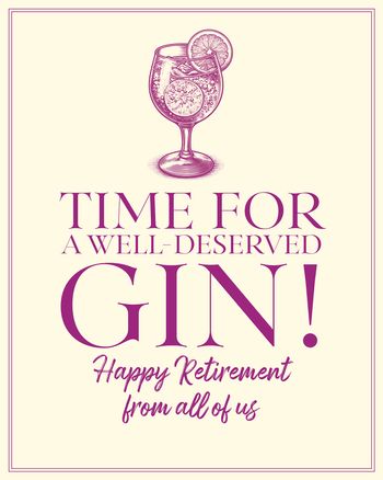 Use Vintage gin retirement