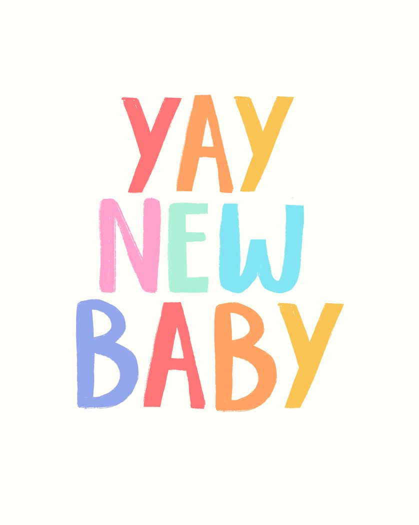 Card design "New Baby "