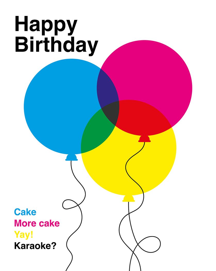 Card design "Birthday card for Graphic designer"