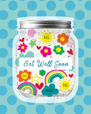 Use Jar of love - Get Well group ecard