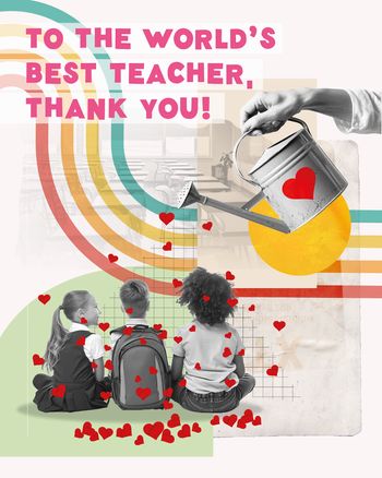 Use collage classroom - Teacher group ecard