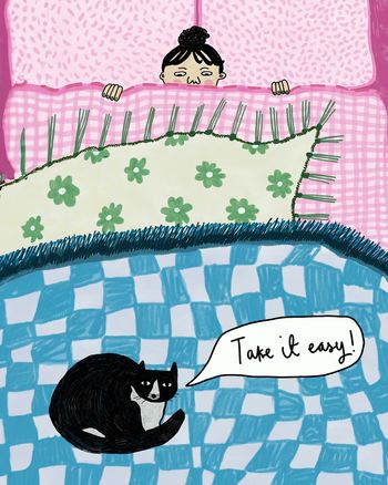 Use Duvet Day - Group get well card