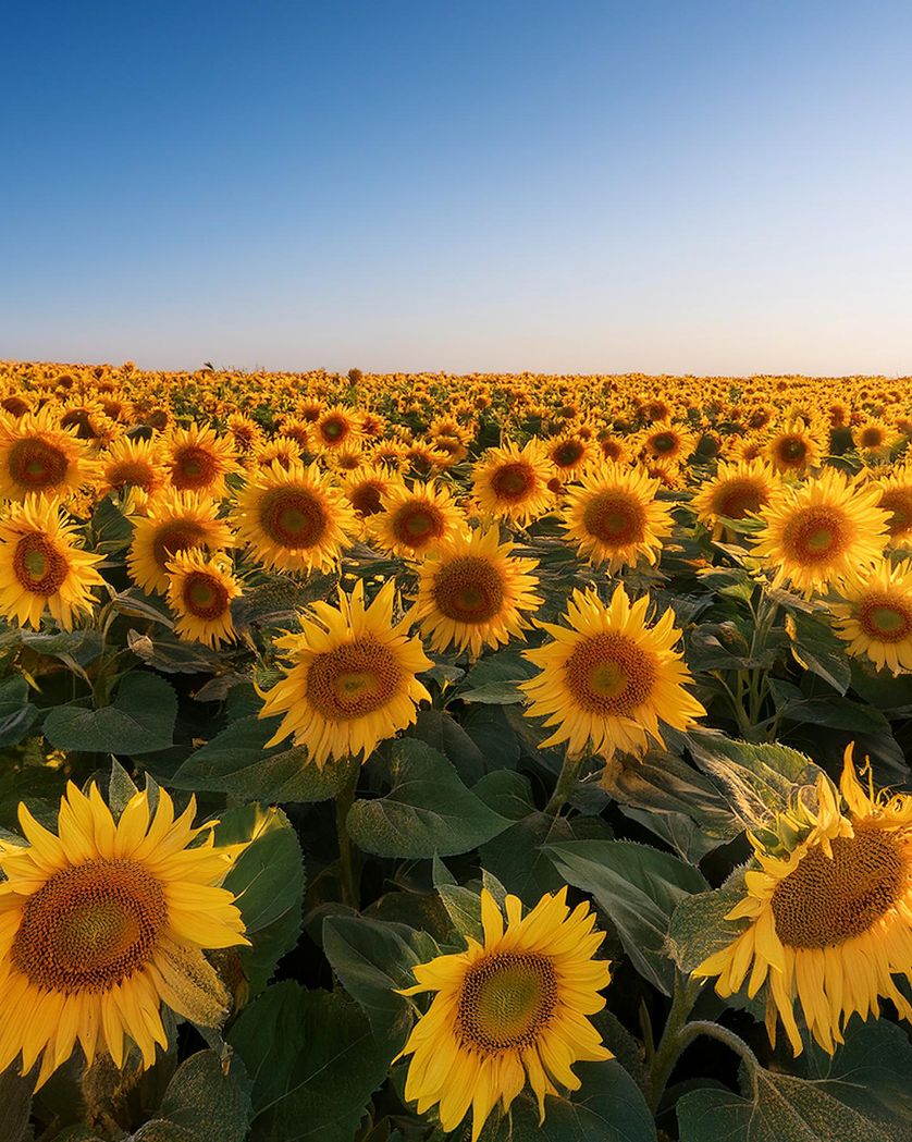 Card design "Sunflowers  - blank ecard"