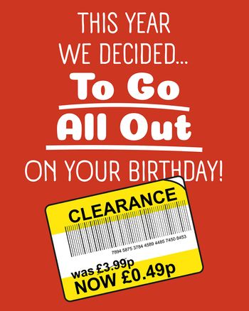 Use Discount - group Birthday card