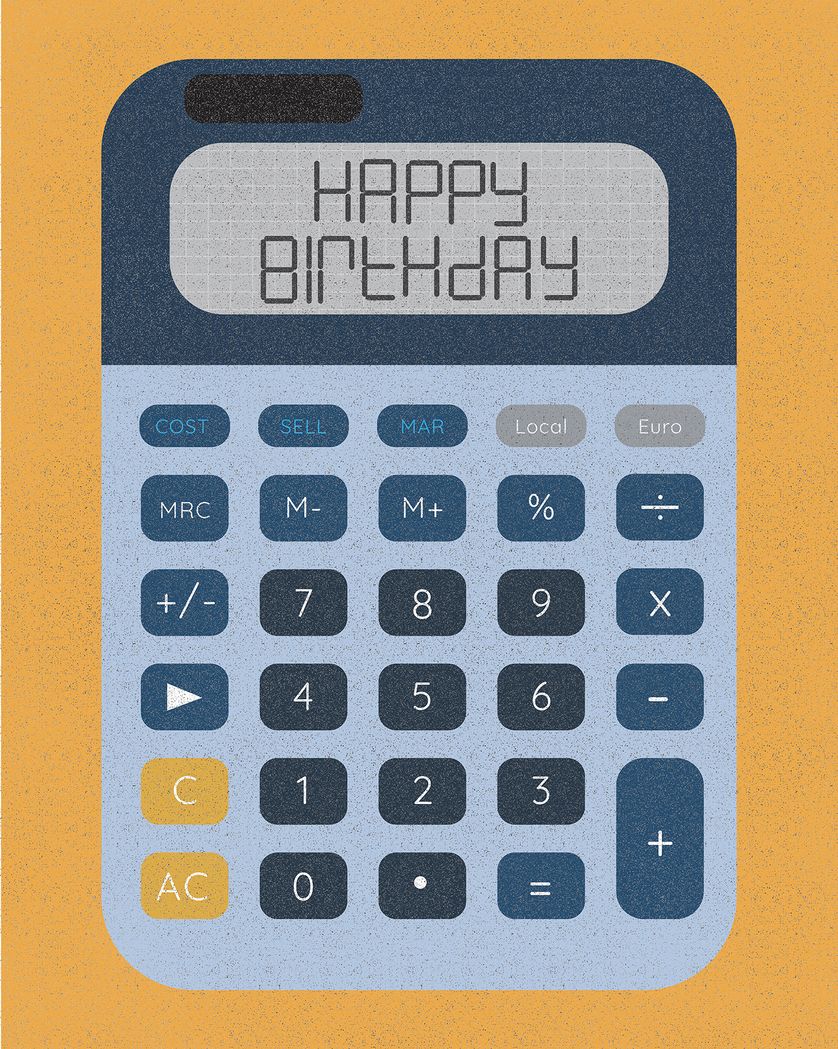 Card design "Group birthday card for Accountant"