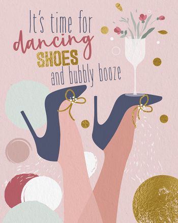 Use fizzy feet - group birthday ecard