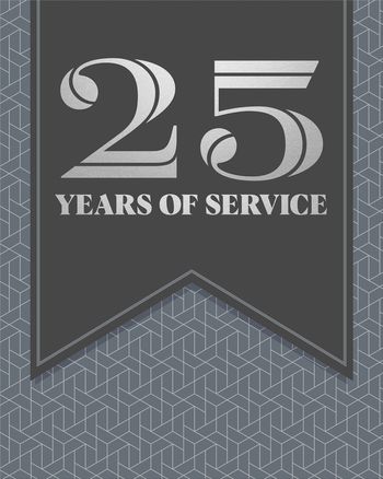 Use 25 year work anniversary - group ecard