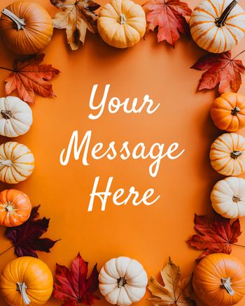 Use Pumpkin - group personalised ecard