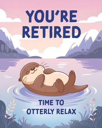 Use Chilled otter - group retirement ecard