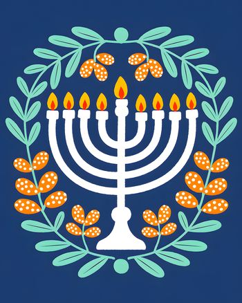 Use Bright Hanukkah - group ecard