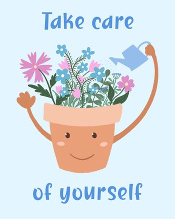 Use Plant love - group get-well ecard