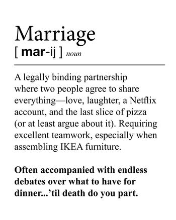 Use Dictionary Corner - group wedding ecard