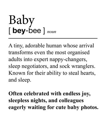 Use Dictionary Corner - group New baby ecard