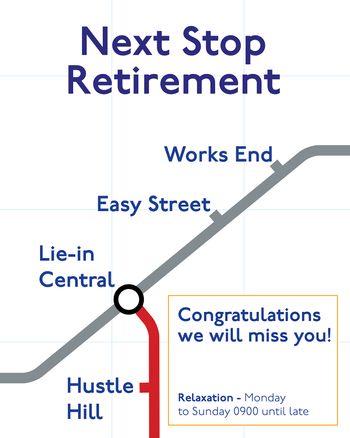 Use The retirement line - group ecard