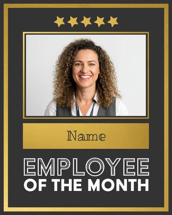 Use Employee of the month - group congratulations ecard