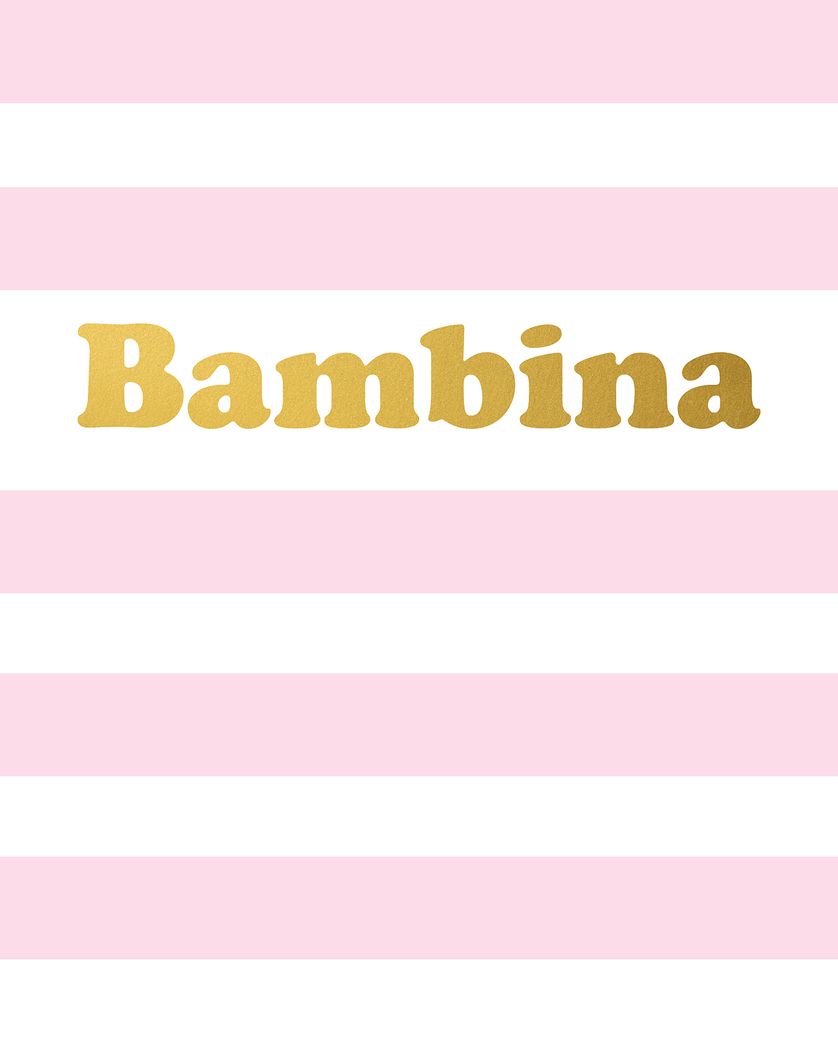 Card design "Bambina - group new baby ecard"