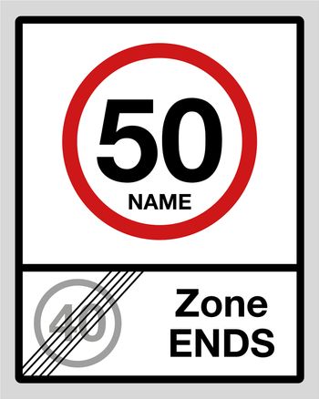 Use Zone ends - 50 milestone ecard