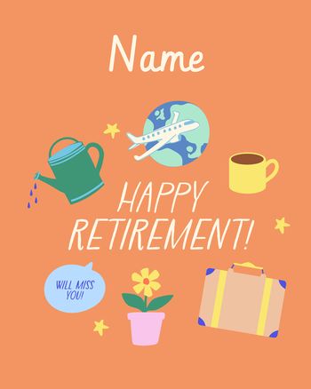 Use sweet icons - group retirement ecard