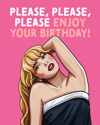 Use Sabrina Carpenter - group birthday ecard