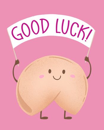 Use Fortune cookie - group good luck ecard