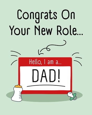 Use New role - group new baby ecard