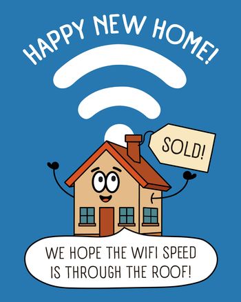 Use New Home good wifi - group ecard