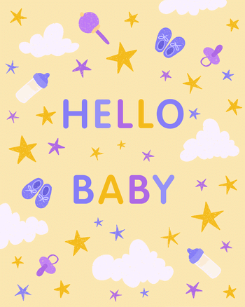Use Baby icons - group ecard
