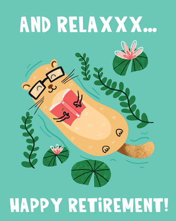Use Chilled otter - group retirement ecard