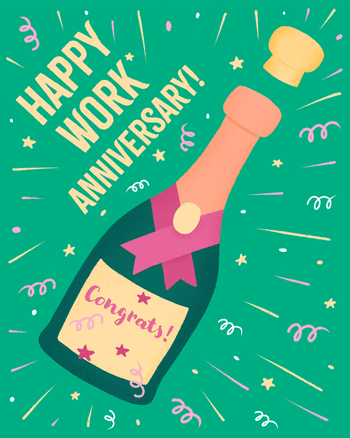 Use Pop fizz - group anniversary ecard
