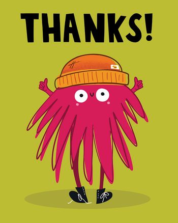 Use Fuzzy Thanks - group ecard