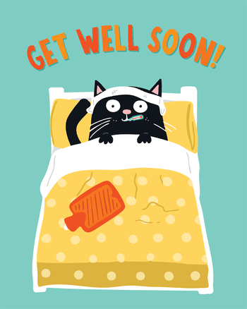 Use Poor Puss - group get well ecard