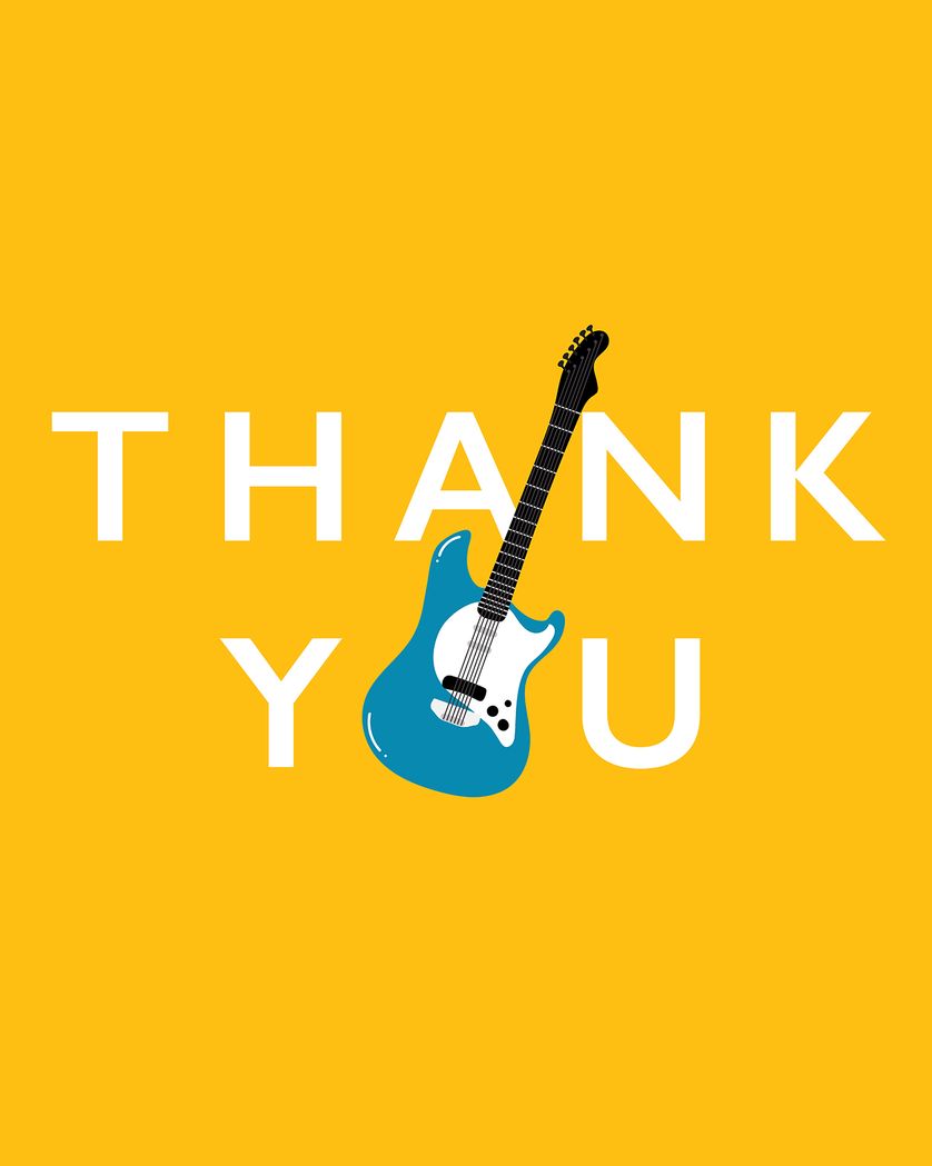 Card design "Thank you Music teacher - group ecard"