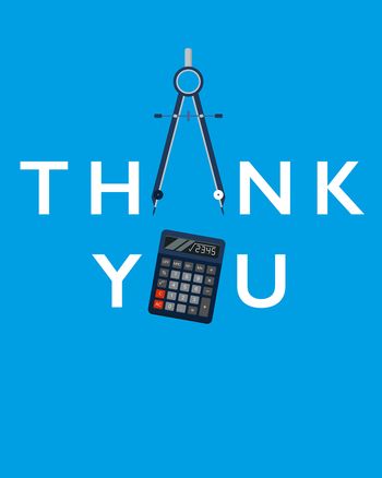 Use Do the math - group thank you ecard