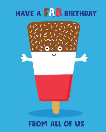 Use Fab Birthday - group birthday ecard