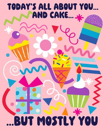 Use All about you - group birthday ecard