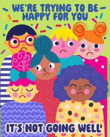 Use Not happy at all - group leaving ecard