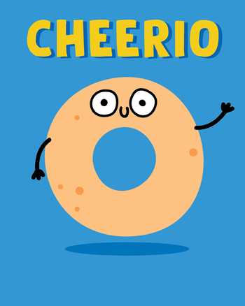 Use Cheerio - group leaving ecard